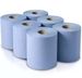 6 x Jumbo Workshop Hand Towels Rolls 2 Ply Centre Feed Wipes Embossed Tissue