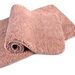 Non Slip Bath Mat 2 Pack Thickened Bath Rug for Bathroom Absorbent Ultra Soft Bathroom Mat Rug Fluffy Microfiber Bedside Rug Carpet Floor Mat, Quick-drying, Machine Washable - 50 x 80cm (Petal Pink)