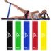 SKL Resistance Bands Set, Exercise Bands with 5 Resistance Levels, Workout Resistance Bands Set for Physical Therapy, Strength Training, Yoga, Pilates, Stretching,Fitness(Set of 5)