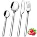 Save 24% - 32 Piece Cutlery Set, Elegant Life Stainless Steel Flatware Silverware, Service for 6, Knife Fork Spoon Set Ideal for Home/Camping/Party, Easy Clean & Dishwasher Safe - Healthy & Mirror Polished