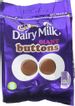 Cadbury Dairy Milk Giant Chocolate Buttons Bag, 95 g, Pack of 10