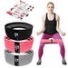 Save 54% - SAWANS Resistance Bands, Resistance Band for Legs and Glutes, Includes Exercise Band Workout Booklet, Non-Slip Booty Band for Women & Men Hip Circle, Back Stretcher (Pink, Medium)