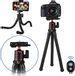HALF PRICE! Adjustable Mini Tripod, BKEJOY FlexibleTripod Mobile Phone Tripod Stand, Smart Phone Tripod Holder Stand with Bluetooth Control Camera Stand Holder for Universal Smartphone/Camera