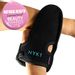 Save 36% - Exfoliating Body Scrub Exfoliator Glove - Eraser Mitt Loofah Dry Dead Flakey Skin Tan Remover Cleansing Gloves for Bath Sponge Shower Spa Body Brush Soap Wash Exfoliate Arms Legs Face Cloth (Black)