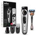 Save 39% - Braun Beard Trimmer BT5260 and Hair Clipper for Men, Lifetime Sharp Blades, 39 Length Settings, Black/Silver Metal, UK Two Pin Plug