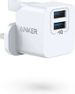 Save £1.85 - Anker USB Plug Charger, PowerPort mini Dual Port USB Charger, Super Compact Wall Charger, 2.4A Output for iPhone Xs/XS Max/XR/X/8/7/6/Plus, iPad Pro/Air 2/Mini 4, and More