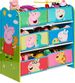Save £4.12 - Peppa Pig Kids Toy Storage Unit, Constructed dimensions (approximate) 60cm (H) x 63.5cm (W) x 30cm (D)