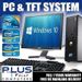 FULL DELL/HP DUALCORE /i3 /i5 DESKTOP TOWER PC & TFT COMPUTER SYSTEM WINDOWS 10