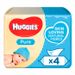 Huggies Pure Baby Wipes Fragrance Free 4 Pack