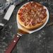 Stainless Steel Pizza Peel,Cake Baking Transfer Shovel with Wooden Handle for Baking Homemade Pizza, Bread, Cake (6.5 inch)