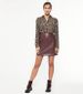 Save 75% - Burgundy Leather-Look Mini Skirt
