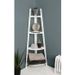 Bathroom 4 Tier Corner Ladder Storage Unit