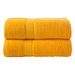 Save £1.00 - Todd Linens 2-Piece Bale Bath Towel Gift Set – 500 GSM 100% Plush Cotton Yellow Kitchen Accessories (Sunflower, 2 pcs Bath Towels Set)