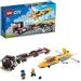 LEGO 60289 City Great Vehicles Airshow Jet Transporter Truck Toy with Trailer and Jet Aeroplane