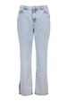 Denim Split Hem Jeans