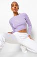 Girls Girls Girls Slogan Rib Knit Top