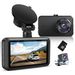 Save 32% - Dash Cam Front and Rear with SD Card FHD 1080P 3”IPS Screen Dual Camera Dash Cams DVR Car Driving Recorder 170°Wide Angle HDR Dashboard Camera Night Vision Parking Mode Motion Detection Loop Recording