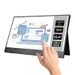 Save £22.35 - electriQ eiQ-15FHDPMT 15.6" IPS Full HD HDR Touch Screen USB-C Portable Monitor