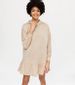 Save 61% - Stone Frill Jersey Hoodie Dress